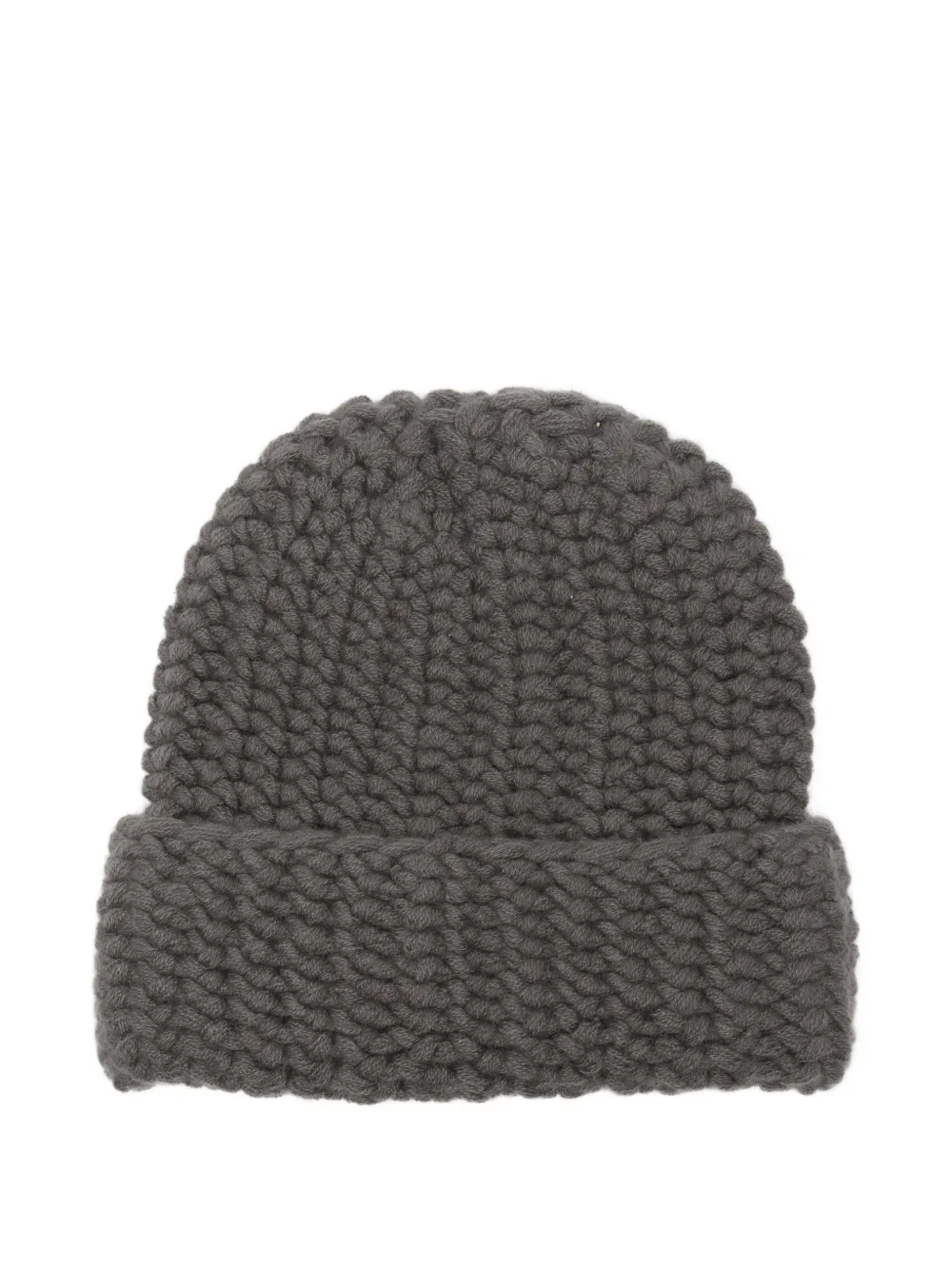 Liska bonnet Arala en cachemire à maille épaisse - Gris