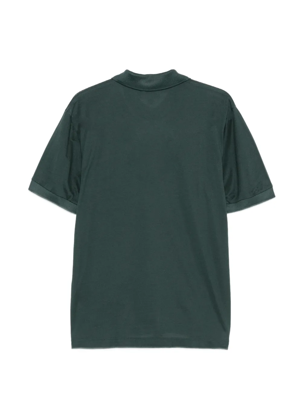 Lacoste Runway logo-embroidered polo shirt Groen
