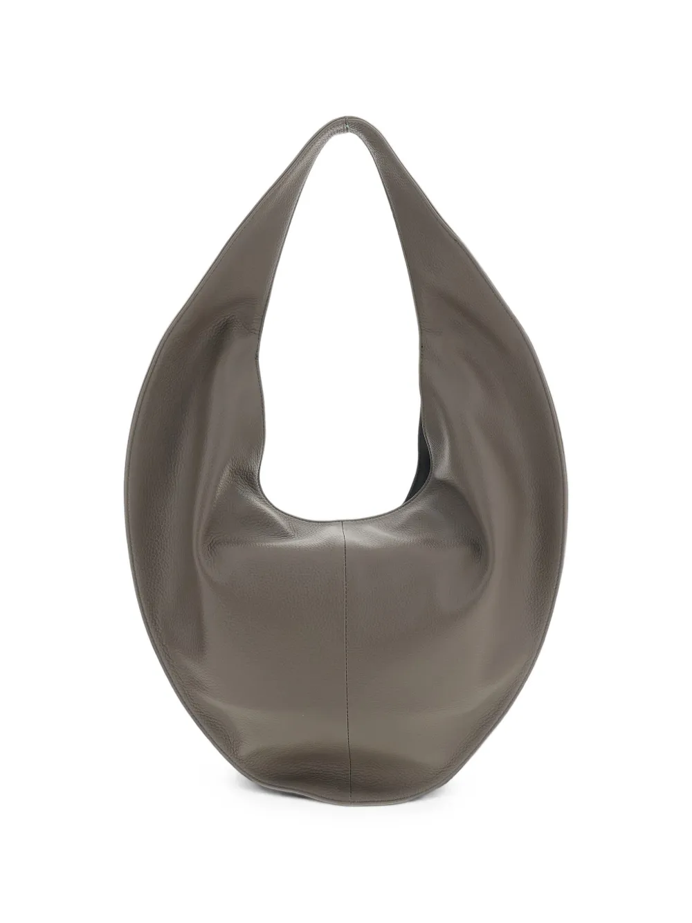 Maeden Large Market Pebbled Tote Bag In Gray