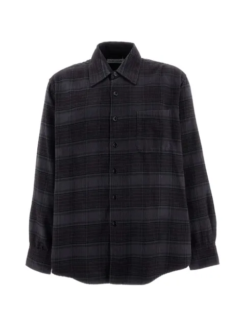 OUR LEGACY Above shirt faded nocturne check flannel