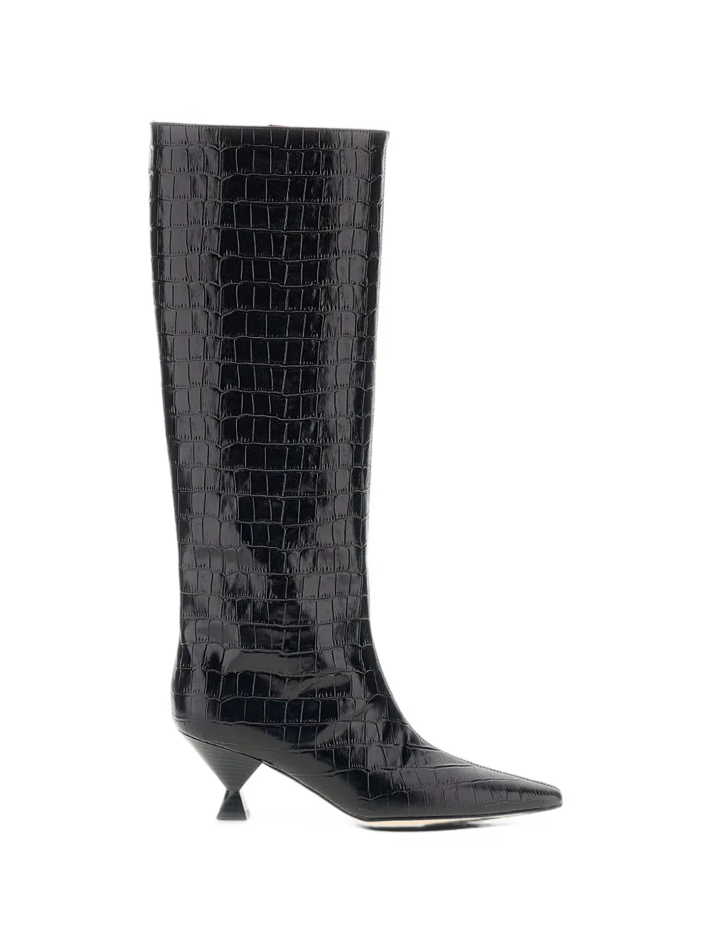 MARIA LUCA Noa croc-effect knee-high boots