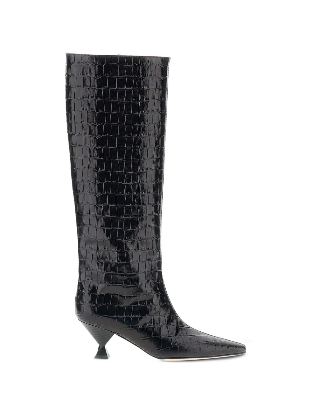 MARIA LUCA bottes Noa à effet croco - Noir MARIA LUCA bottes Noa à effet croco - Noir