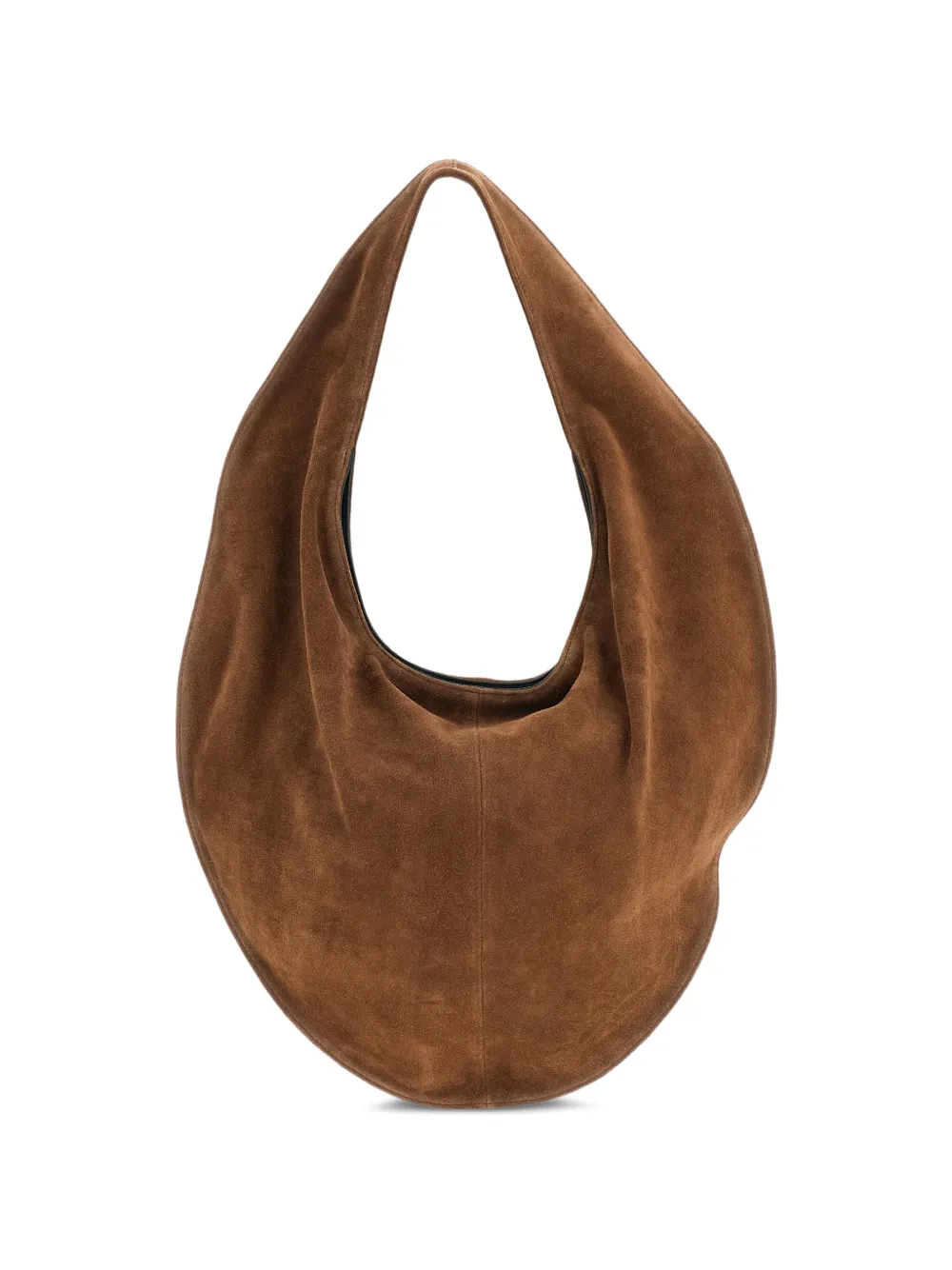 Maeden Rider suede shoulder bag - Marrone