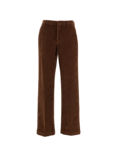 Cellar Door corduroy-texture trousers