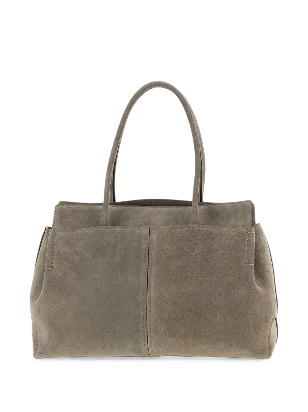 Tod's bag in leather micro Grijs