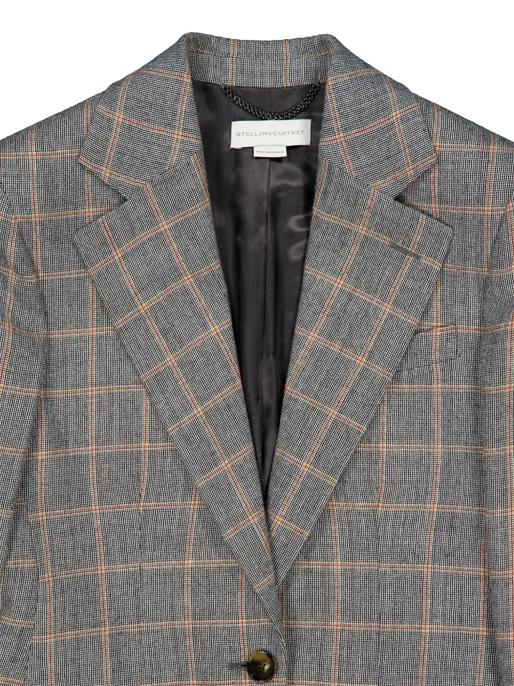 Stella McCartney Geruite blazer Grijs