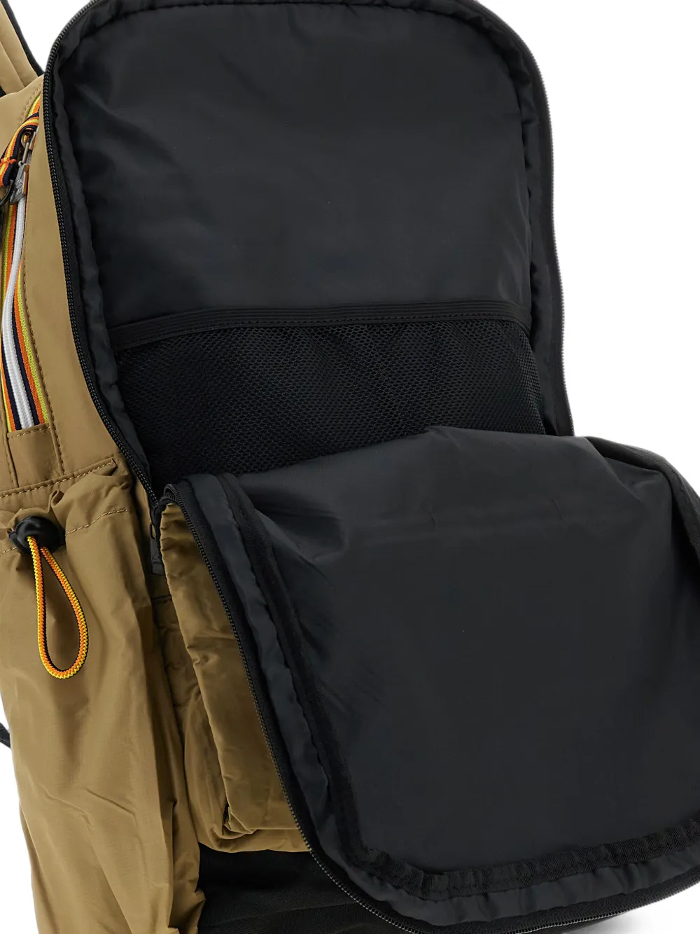 K-Way Gizy rugzak met logo-patch Beige