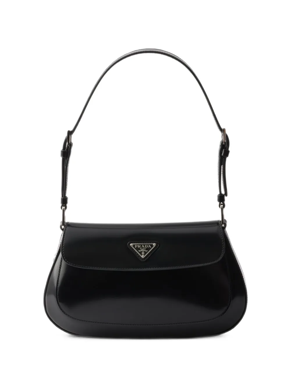Prada Cleo brushed leather shoulder bag · OS