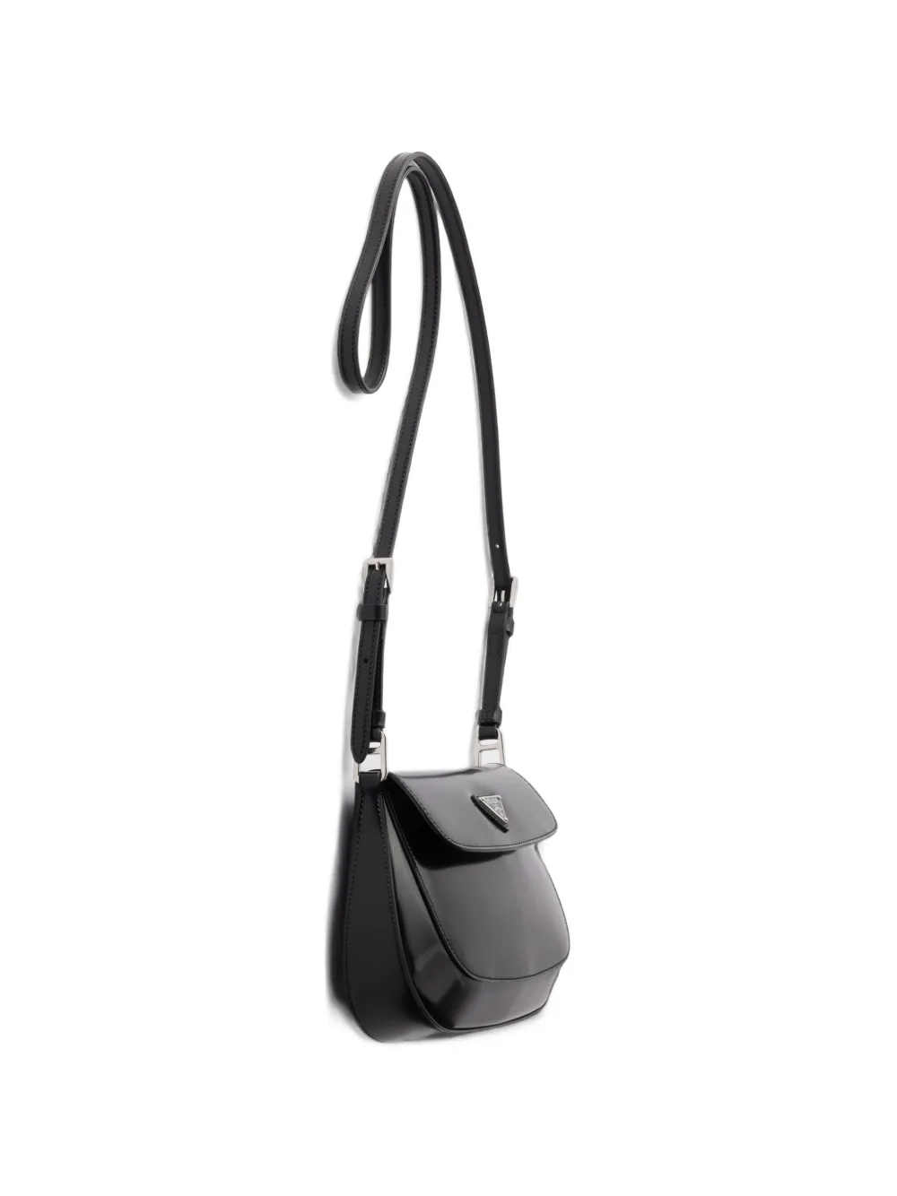 Prada Cleo leren schoudertas Zwart