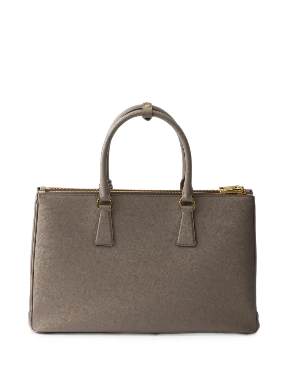 Prada Grote Galleria tas van saffiano leer Grijs