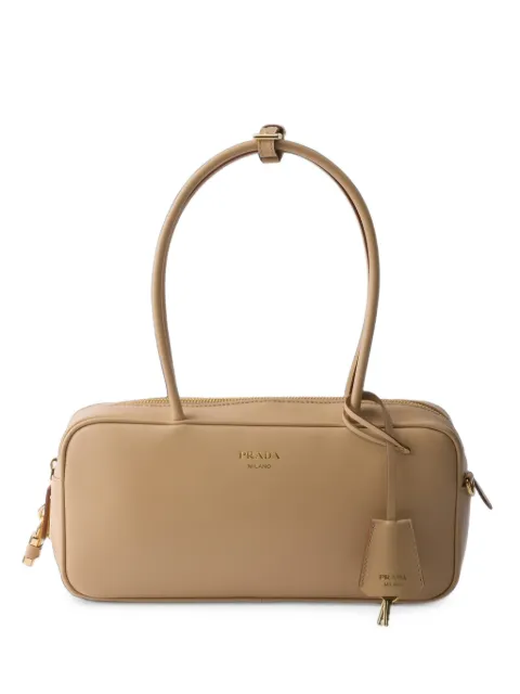 Prada medium leather top-handle bag