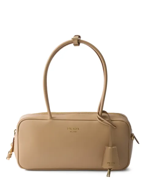 Prada medium leather top-handle bag