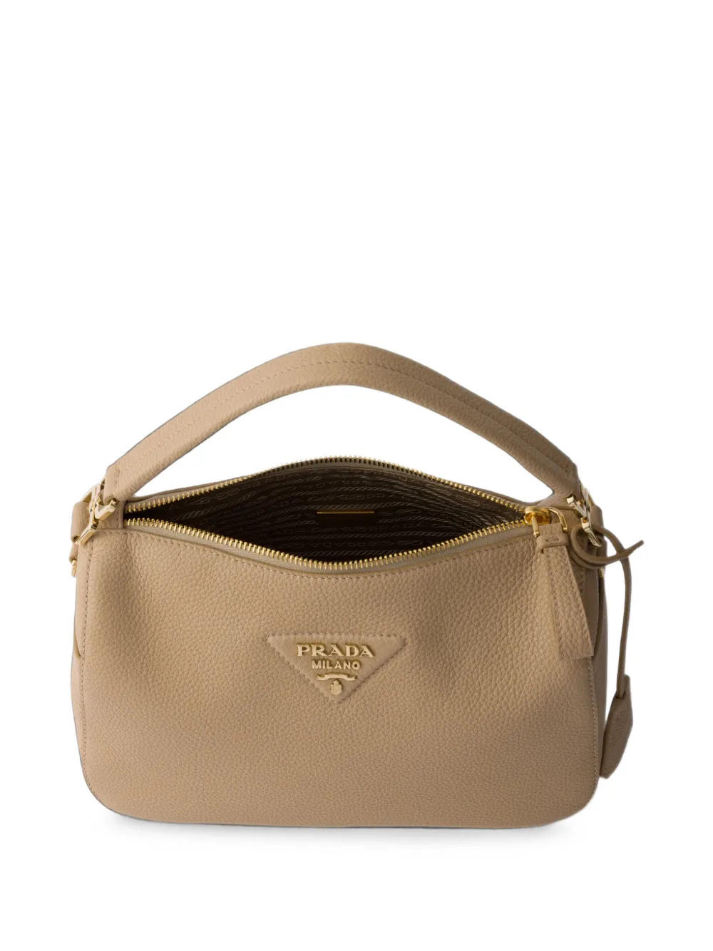 Prada Leren tas Beige