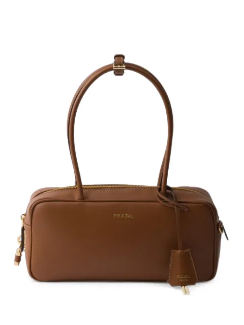 Prada medium leather top-handle bag
