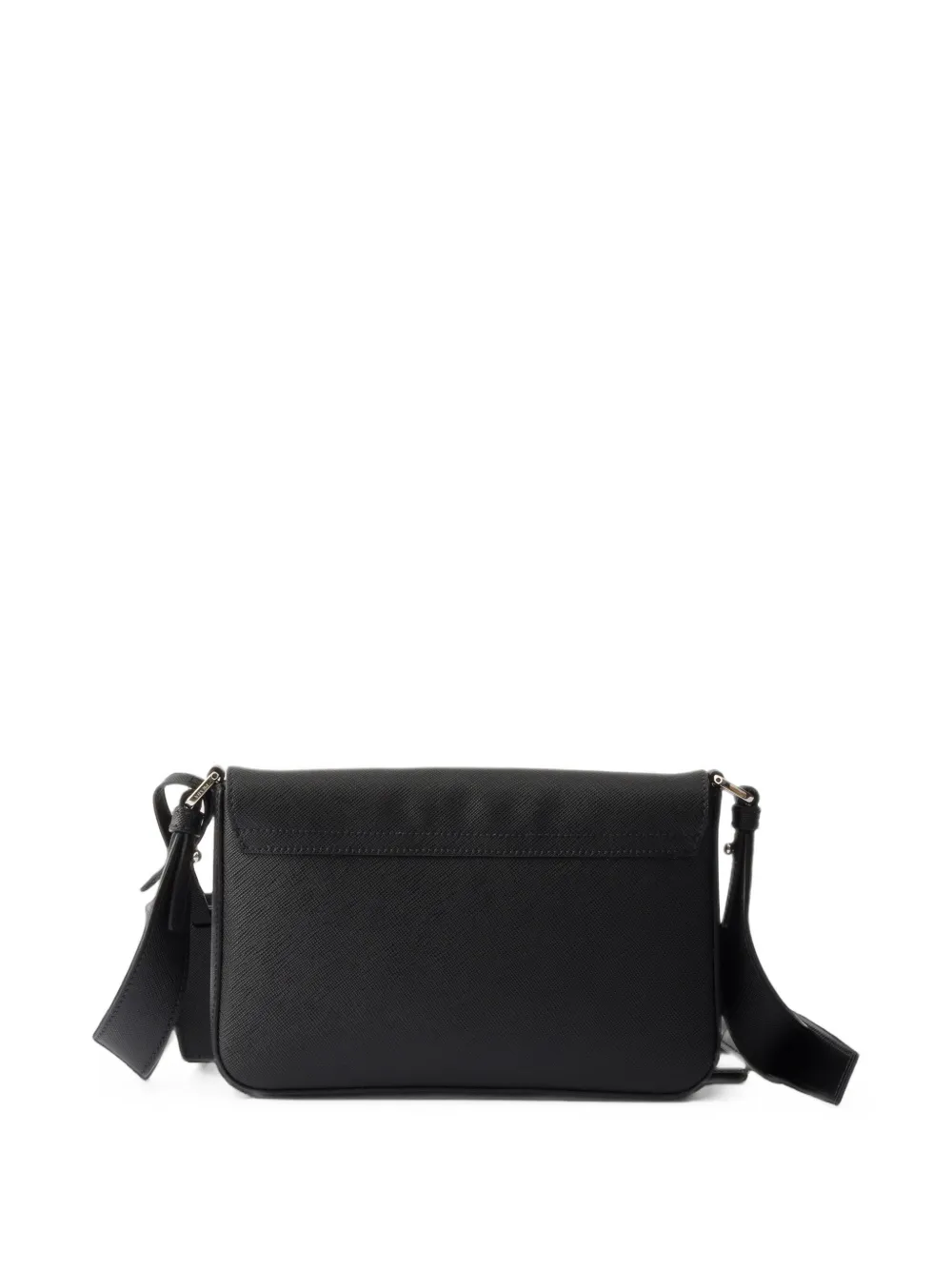 Prada Leren schoudertas Zwart