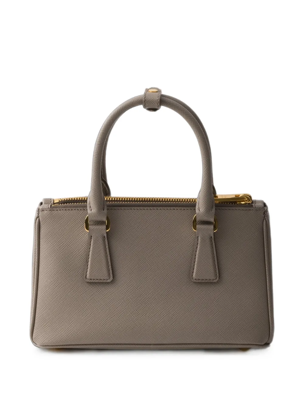 Prada Galleria Saffiano leren mini-tas Grijs