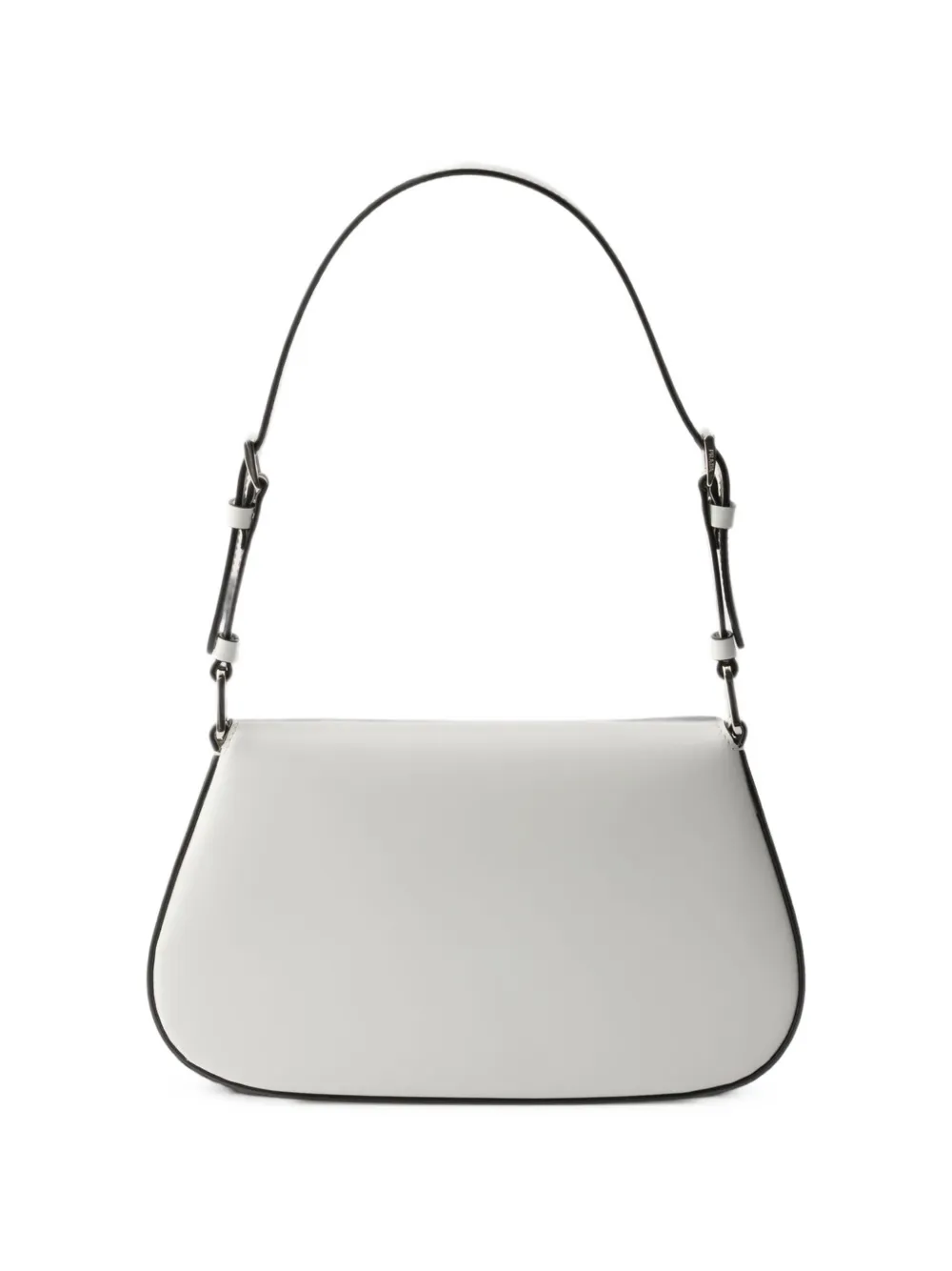 Prada Cleo leren schoudertas Wit