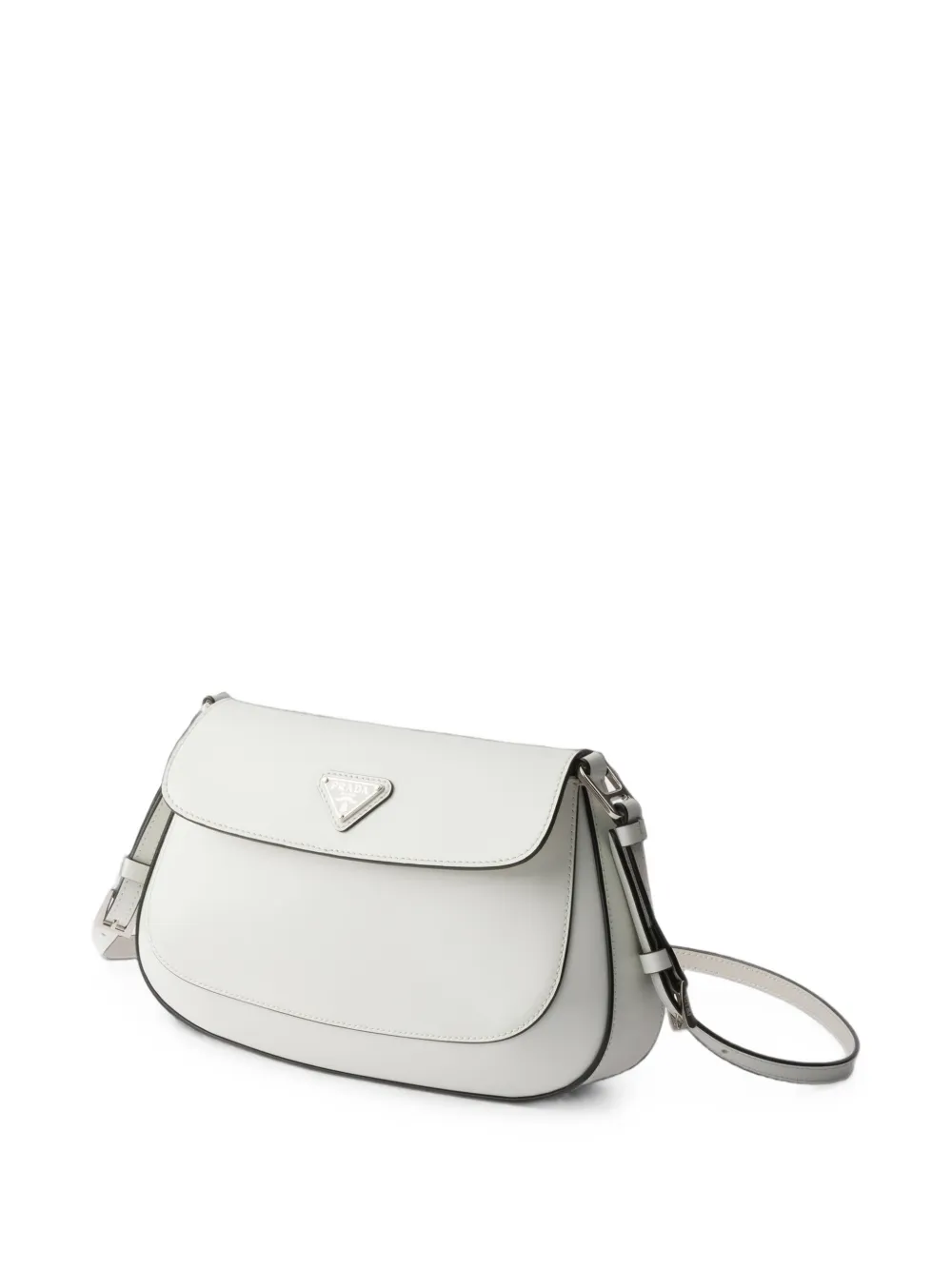 Prada Cleo leren schoudertas Wit