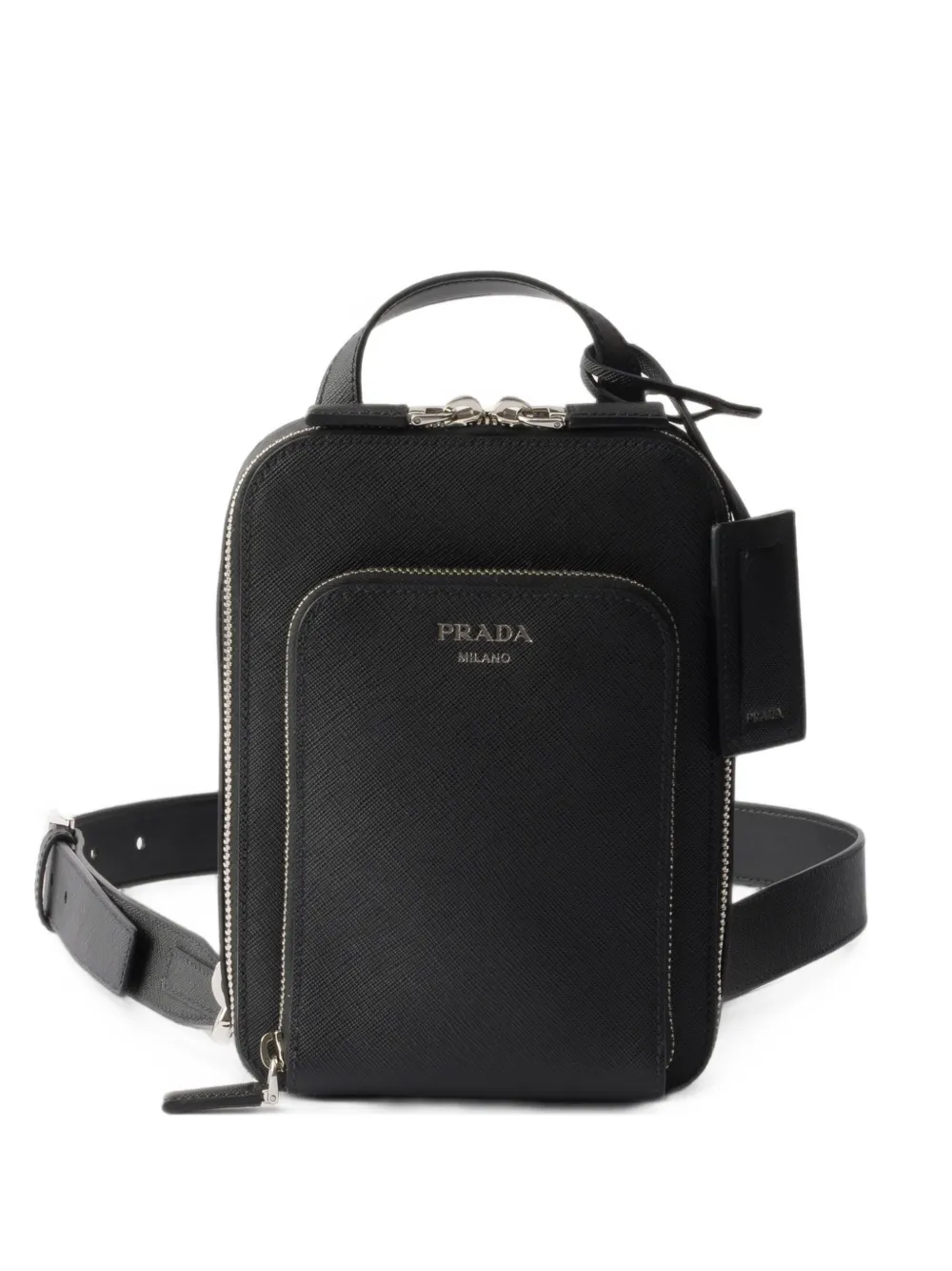 Prada saffiano leather backpack - Nero
