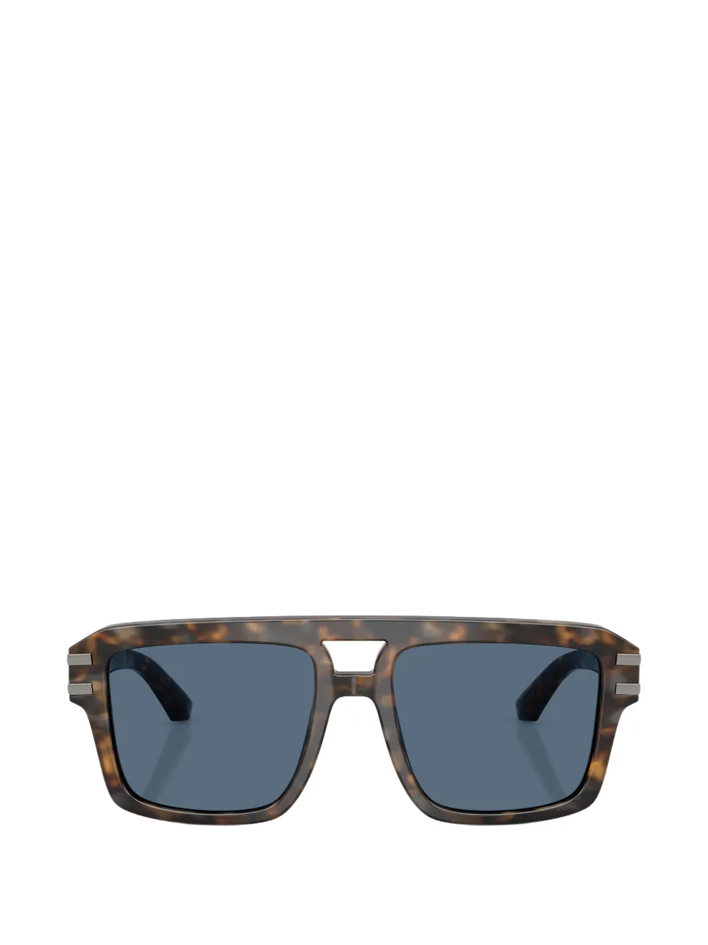 Dolce & Gabbana tortoiseshell-effect double-bridge sunglasses