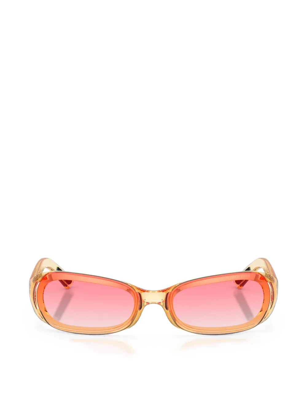 Miu Miu rimless rectangle-frame sunglasses · 62