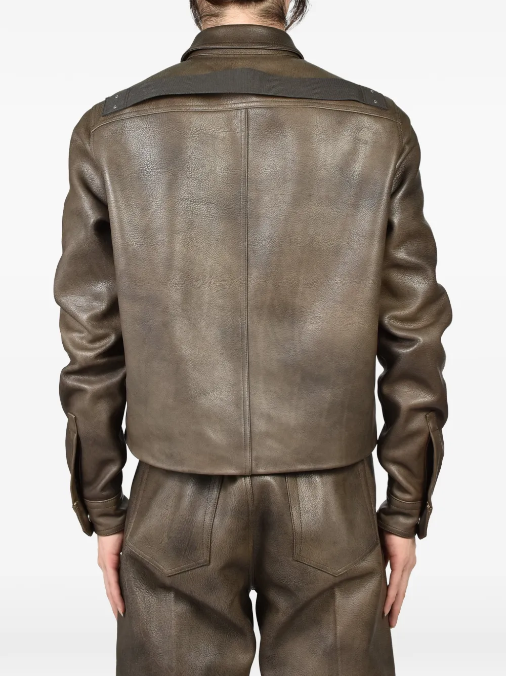Rick Owens Alice leren jack Bruin