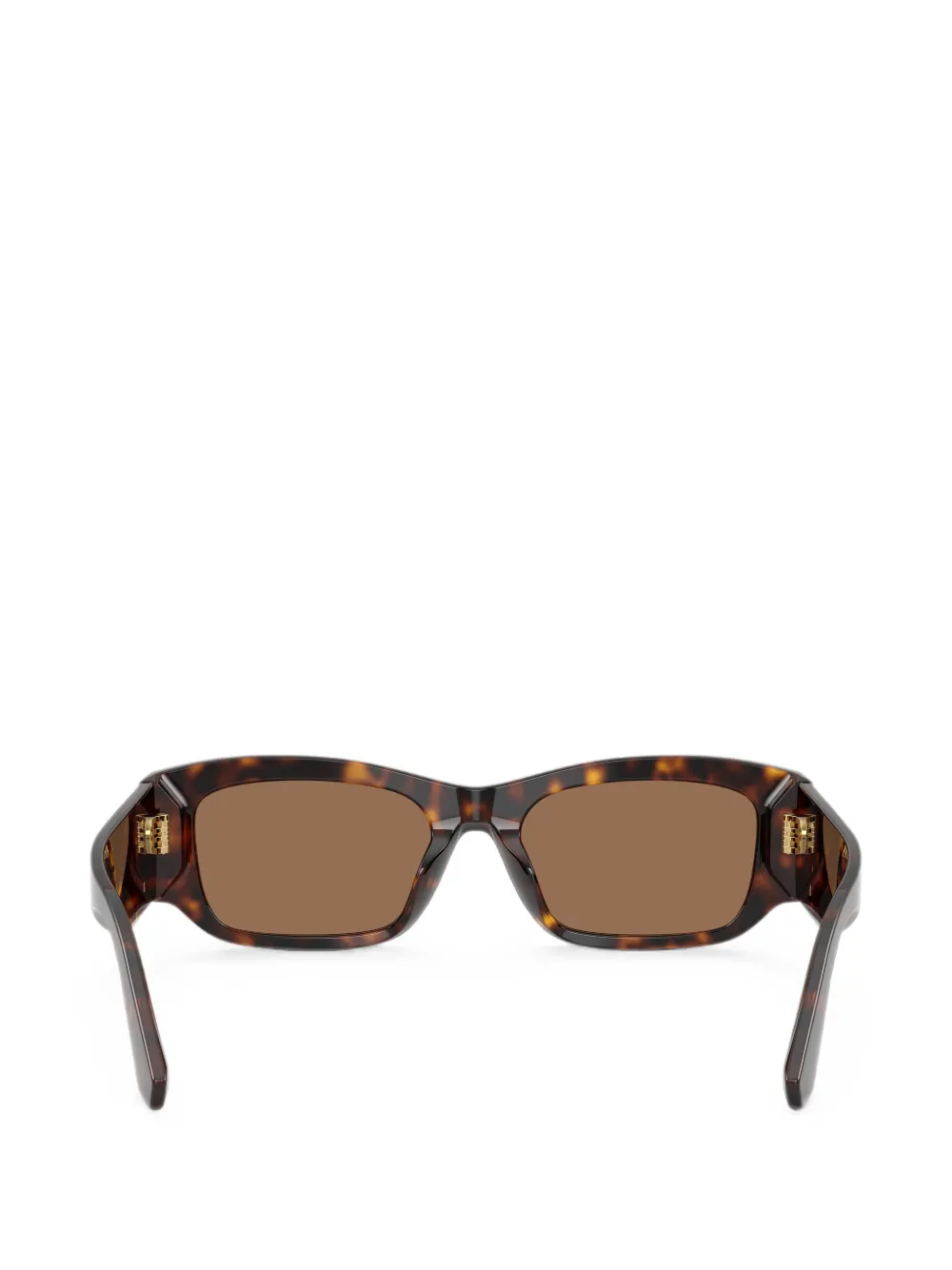 Dolce & Gabbana Eyewear Zonnebril met rechthoekig montuur Bruin