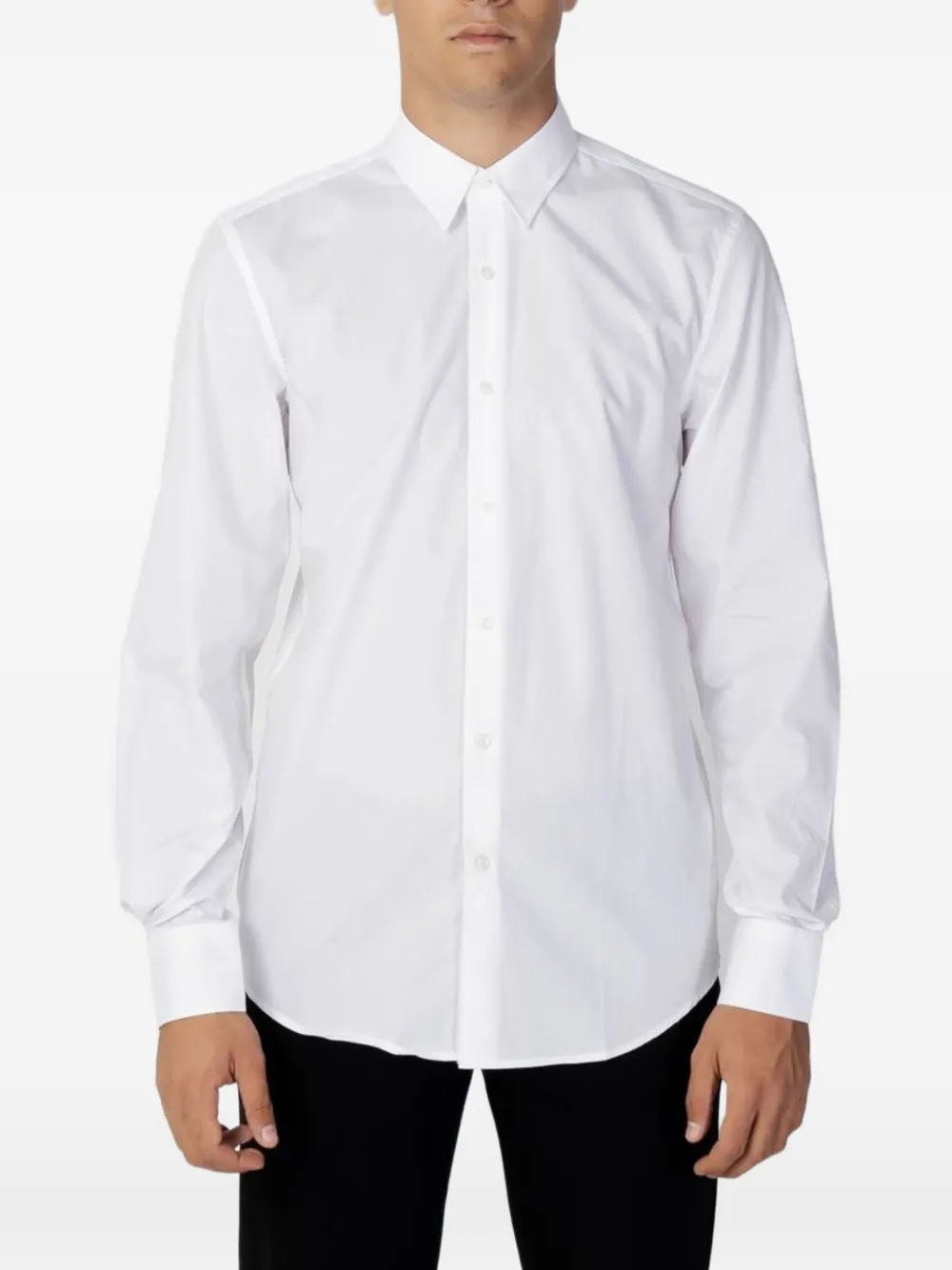 Antony Morato Napoli button-down collar long-sleeve shirt