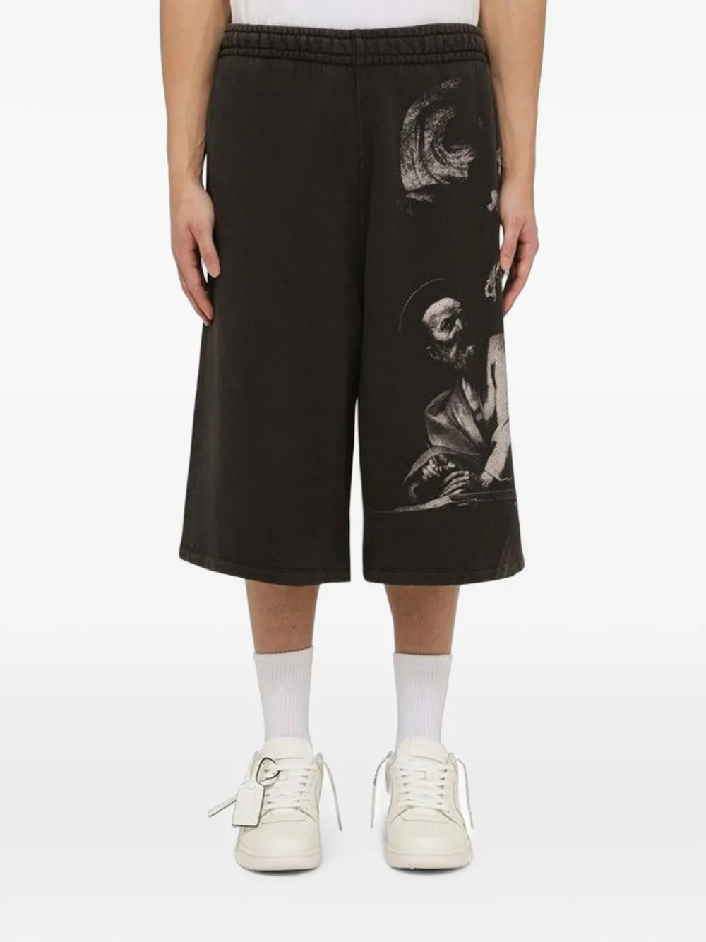 Off-White Bw S.Matthew Over printed shorts