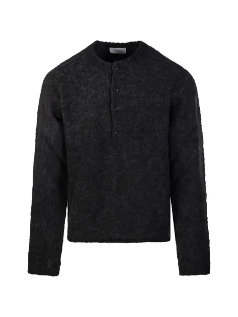 Diana Studio button-fastening brushed sweater