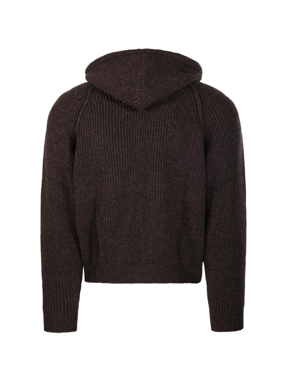 DUNST Ribgebreid vest Bruin