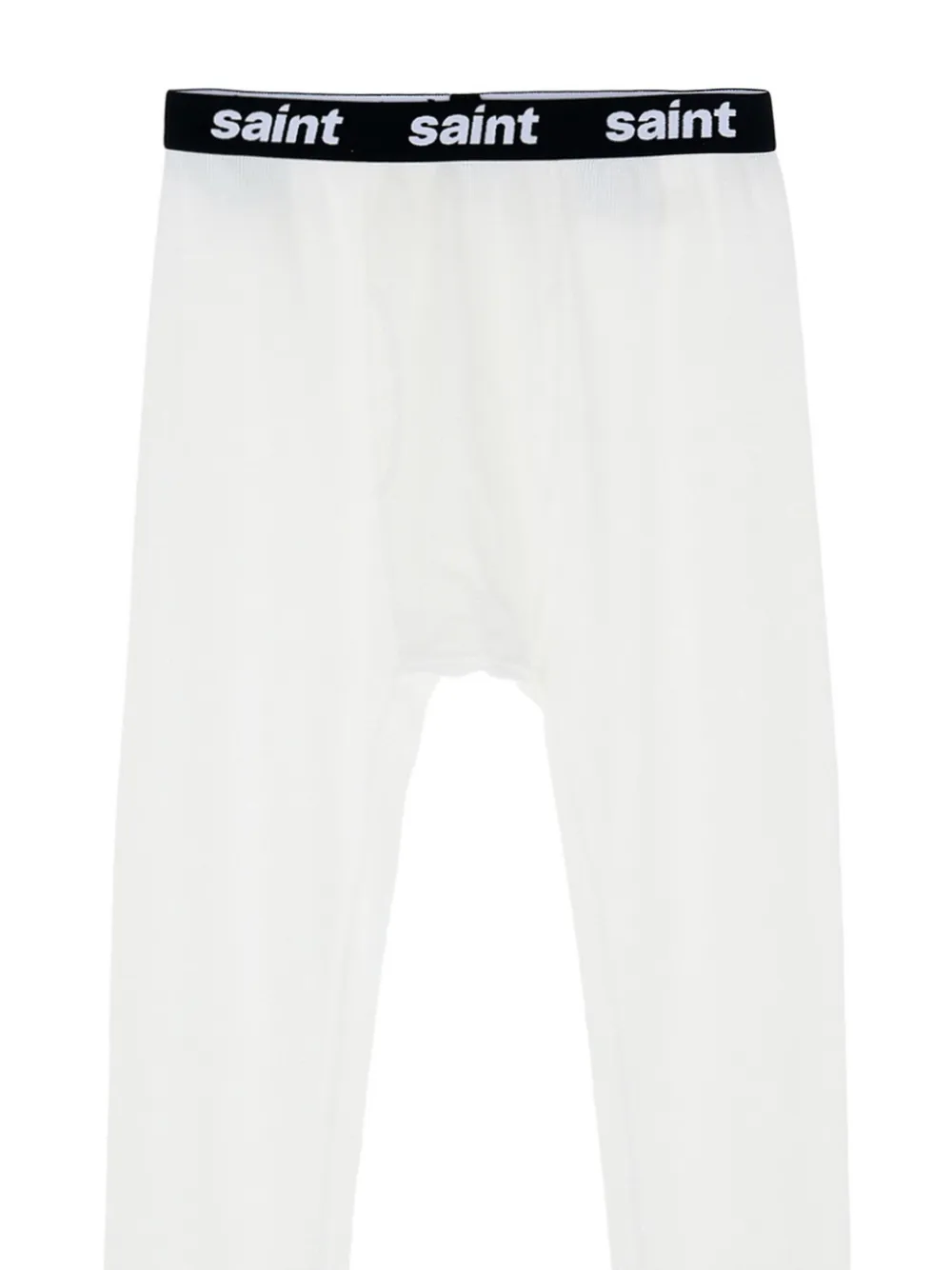 SAINT MXXXXXX Thermo broek met logoband Wit