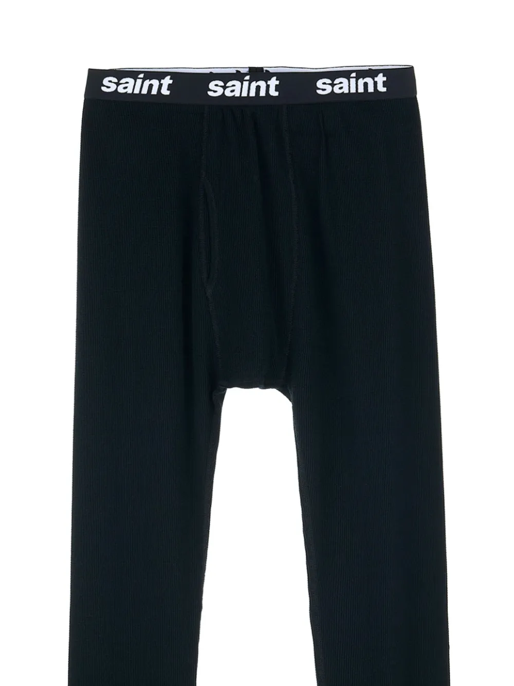 SAINT MXXXXXX Thermobroek met logo-tailleband Zwart
