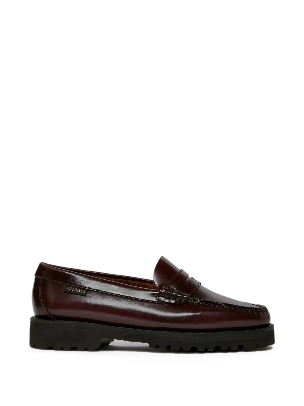 G.H.Bass Weejuns lug penny loafers - Rosso