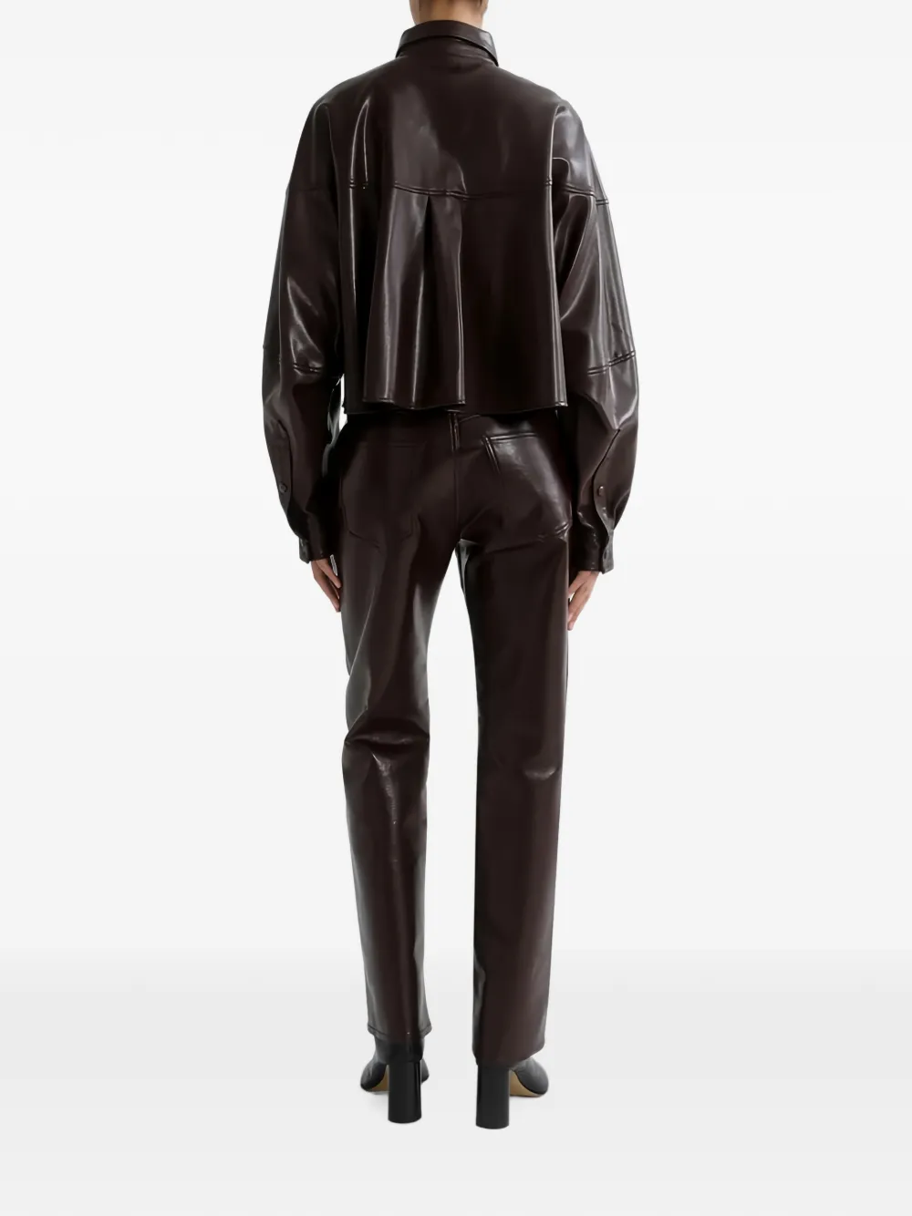 AGOLDE Agnes cropped jacket Bruin
