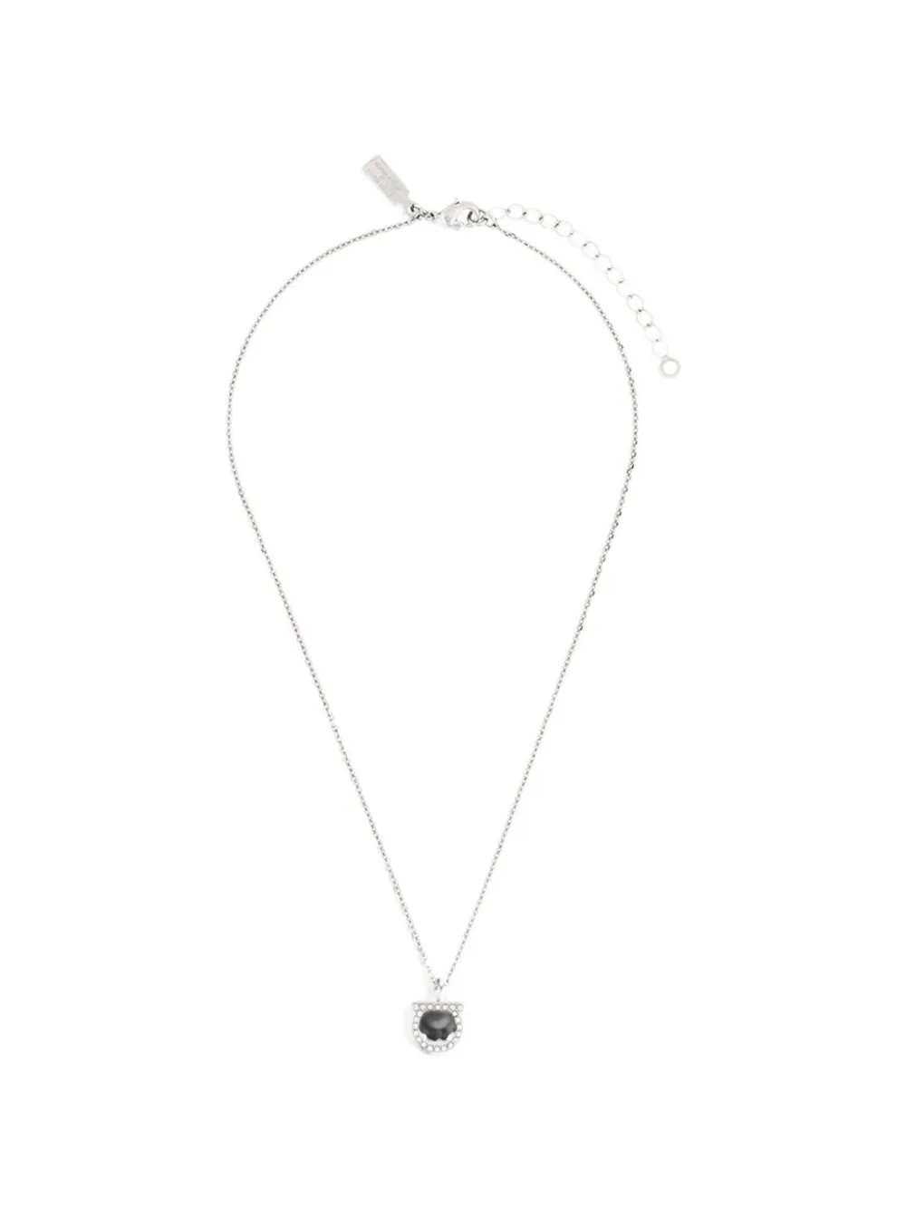Ferragamo Gancini crystal-embellished necklace
