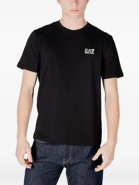 Ea7 Emporio Armani camiseta de algodón con logo estampado