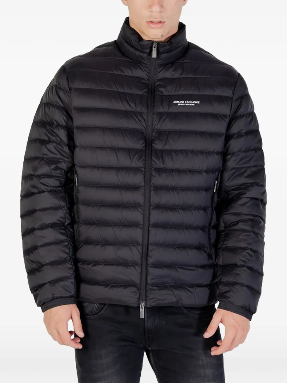 Armani Exchange quilted puffer jacket