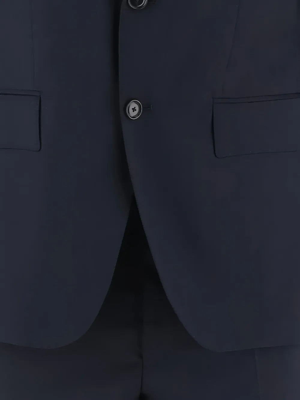 BOSS Tweekleurig regular-fit pak van Italiaanse scheerwol Blauw