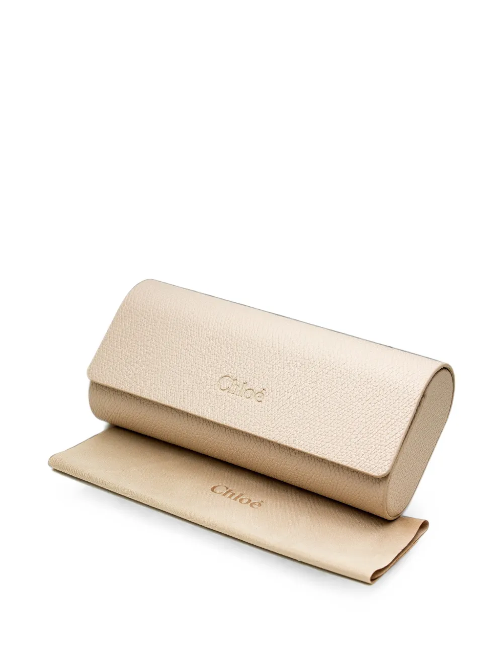 Chloé Eyewear scalloped-edge round-frame sunglasses Goud