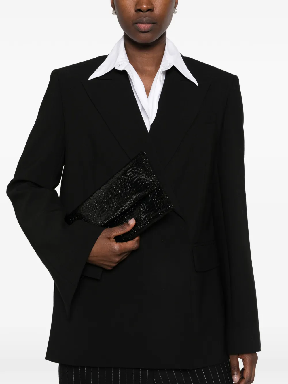 TWENTY FOURHAITCH Nireya clutch Zwart