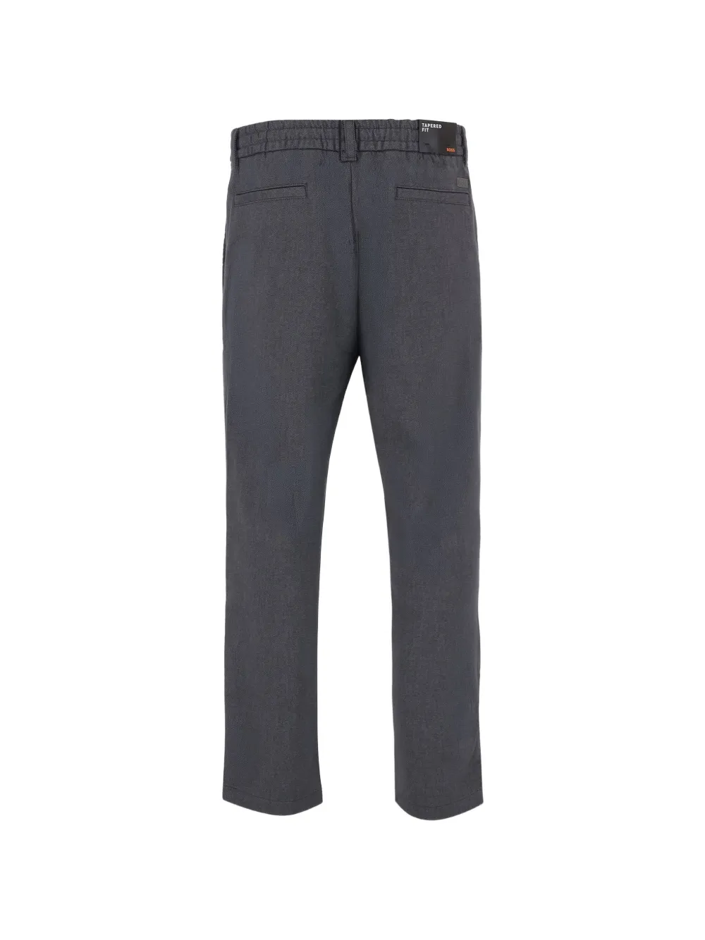 BOSS Broek met toelopende pijpen en trekkoord Grijs