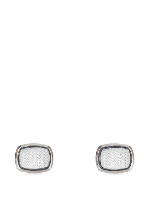 BOSS textured rectangle cufflinks