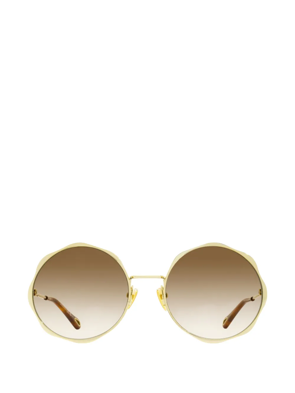 Chloé Eyewear scalloped round-frame sunglasses