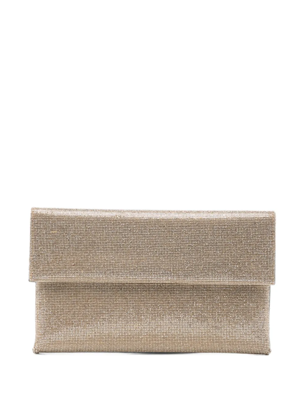 Twenty Four Haitch Crystal-embellished Chain Shoulder Bag In Gold