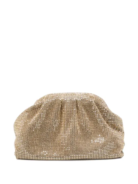 TWENTY FOURHAITCH crystal-embellished ruched crossbody bag