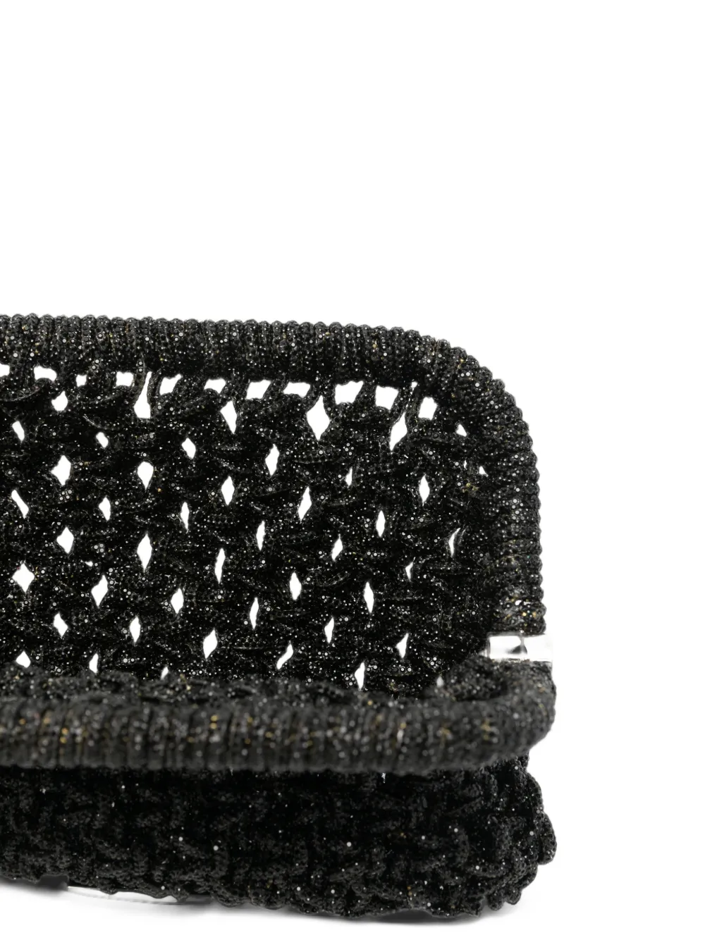 TWENTY FOURHAITCH Kaira clutch Zwart
