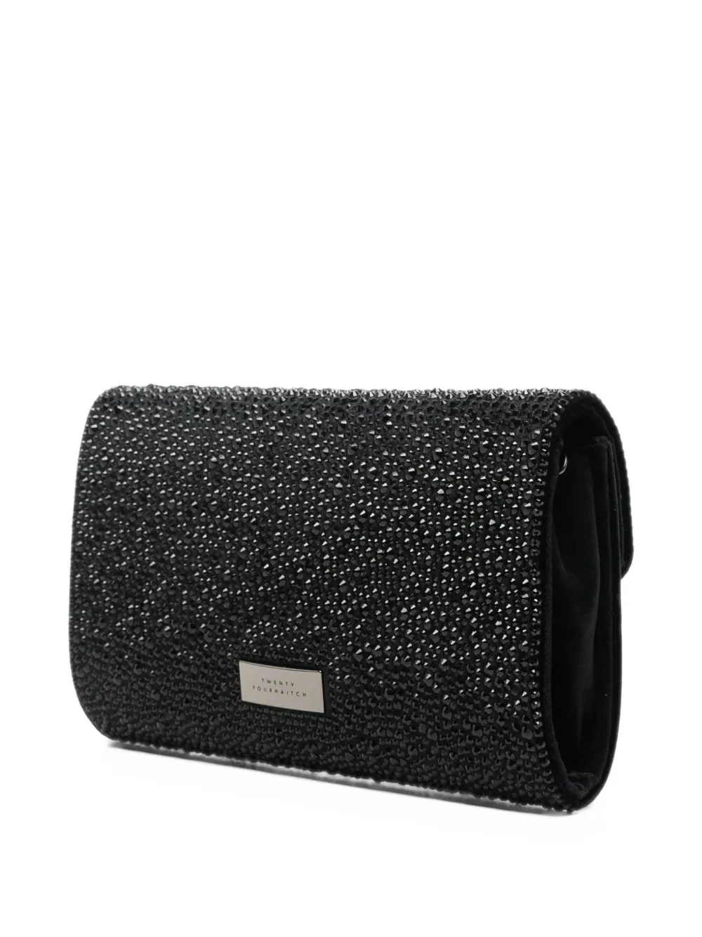 TWENTY FOURHAITCH Asilea clutch Zwart
