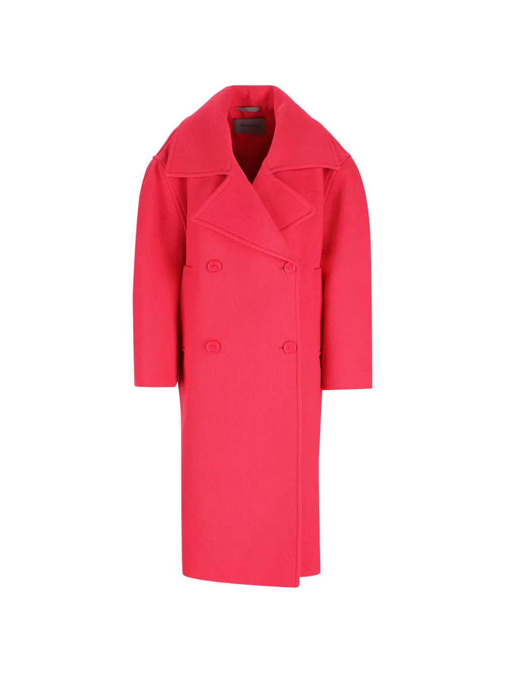 Balenciaga double-breasted wool coat - Rosa