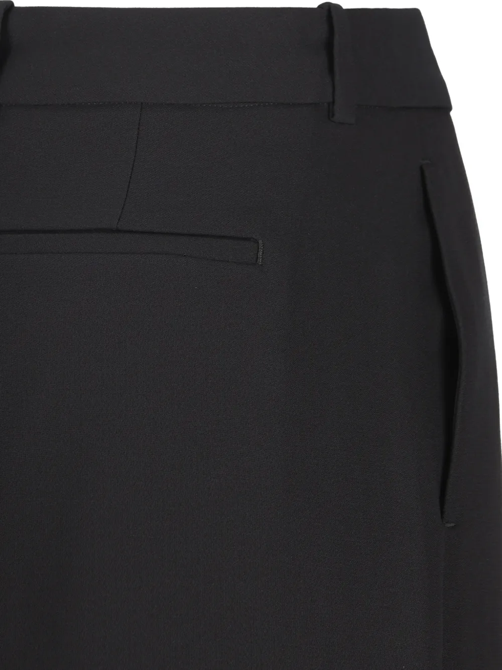 FENDI tailored straight-leg trousers Zwart